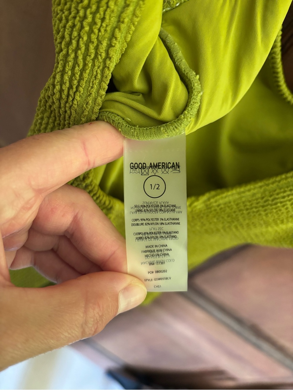 Good American Always Fits Modern Tank One-piece Swimsuit - Picture 5 of 6